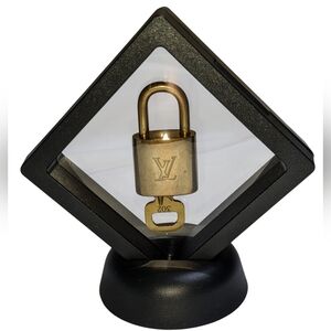 Louis Vuitton LV Brass Lock #302 & Single Key #302 Paris France